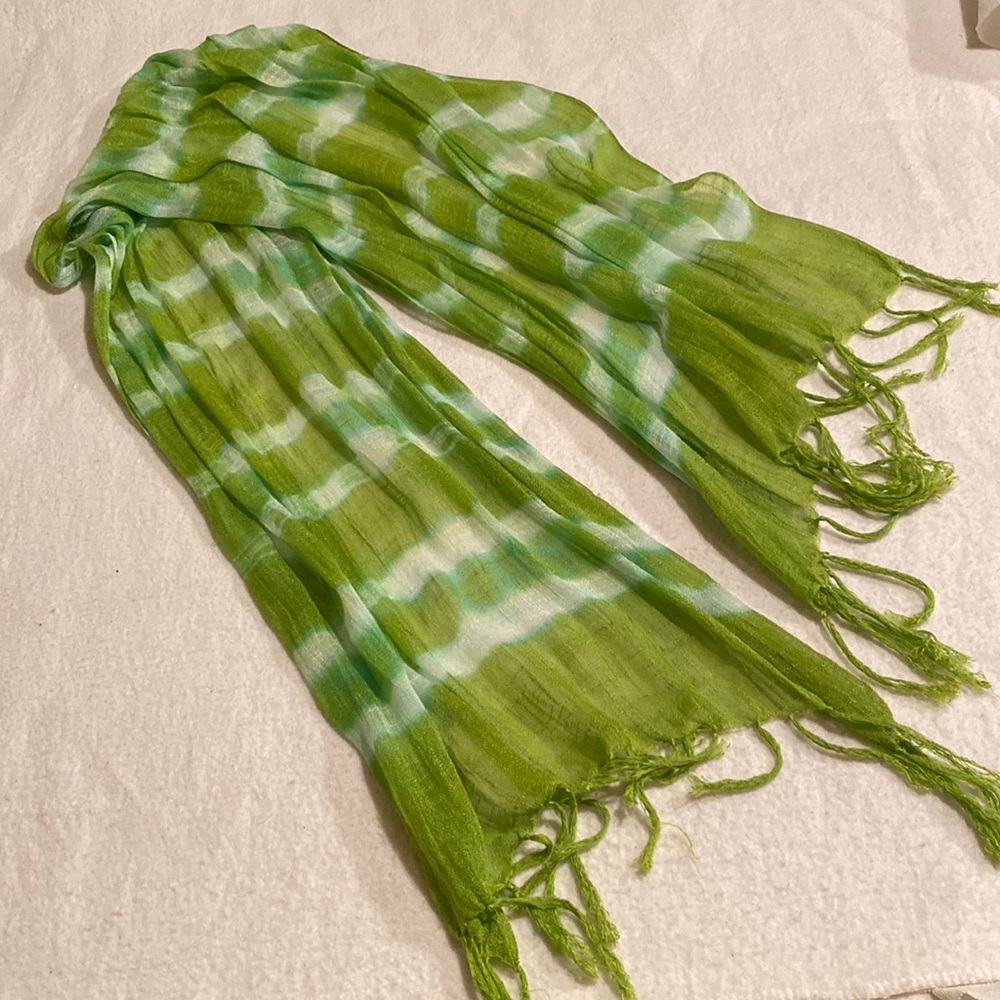 Beautiful green scarf